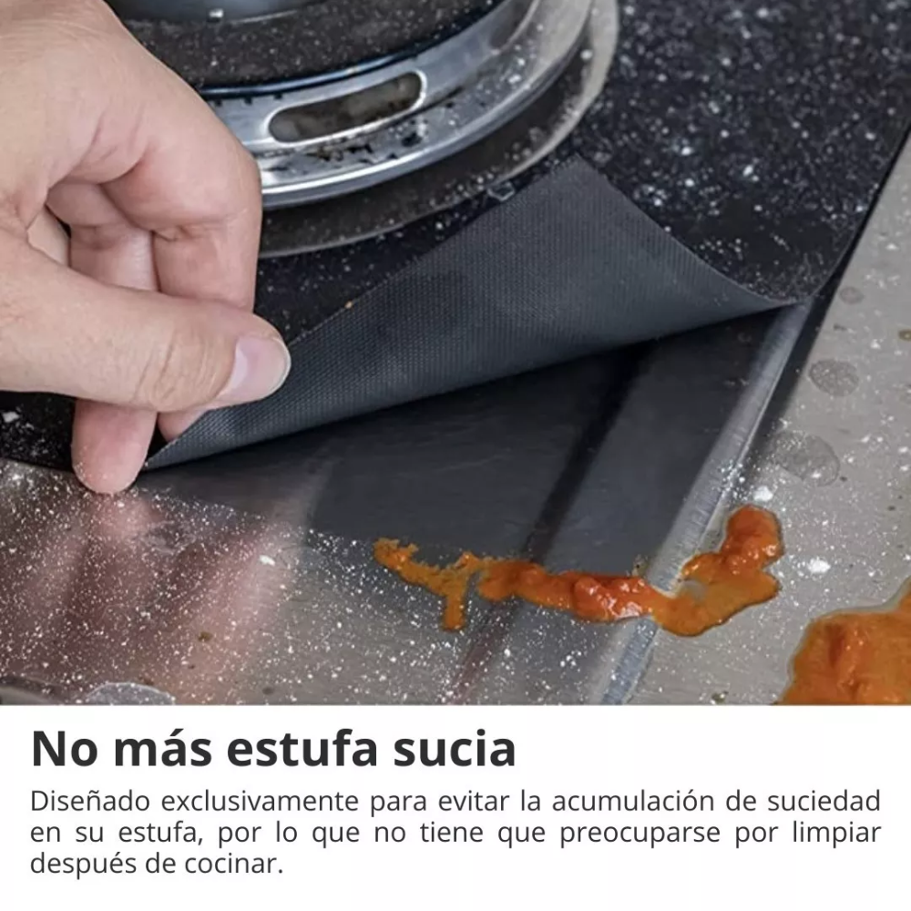 4 Protectores De Quemador De Cocina